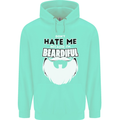 Beardiful Funny Beard Mens 80% Cotton Hoodie Peppermint