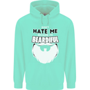 Beardiful Funny Beard Mens 80% Cotton Hoodie Peppermint