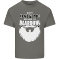 Beardiful Funny Beard Mens Cotton T-Shirt Tee Top Charcoal