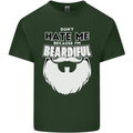 Beardiful Funny Beard Mens Cotton T-Shirt Tee Top Forest Green