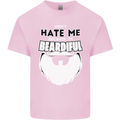 Beardiful Funny Beard Mens Cotton T-Shirt Tee Top Light Pink