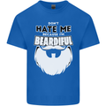 Beardiful Funny Beard Mens Cotton T-Shirt Tee Top Royal Blue
