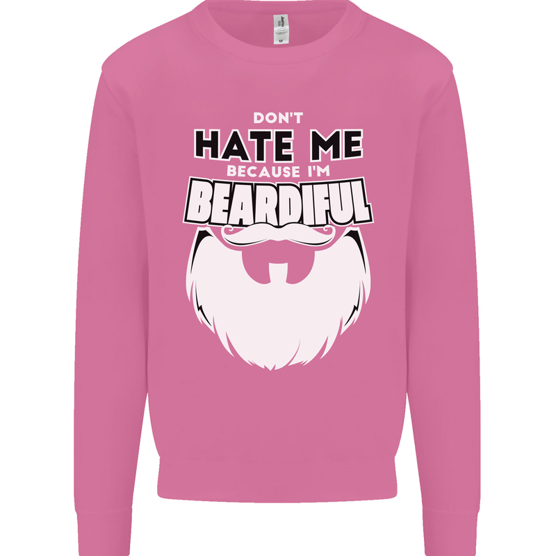 Beardiful Funny Beard Mens Sweatshirt Jumper Azalea