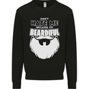 Beardiful Funny Beard Mens Sweatshirt Jumper Black