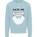 Beardiful Funny Beard Mens Sweatshirt Jumper Light Blue