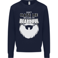 Beardiful Funny Beard Mens Sweatshirt Jumper Navy Blue