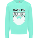 Beardiful Funny Beard Mens Sweatshirt Jumper Peppermint