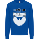 Beardiful Funny Beard Mens Sweatshirt Jumper Royal Blue