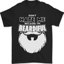 Beardiful Funny Beard Mens T-Shirt 100% Cotton Black