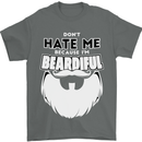 Beardiful Funny Beard Mens T-Shirt 100% Cotton Charcoal
