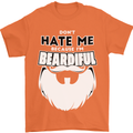 Beardiful Funny Beard Mens T-Shirt 100% Cotton Orange