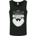 Beardiful Funny Beard Mens Vest Tank Top Black