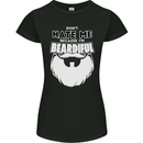 Beardiful Funny Beard Womens Petite Cut T-Shirt Black