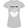 Beardiful Funny Beard Womens Petite Cut T-Shirt Sports Grey