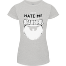 Beardiful Funny Beard Womens Petite Cut T-Shirt Sports Grey