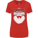 Beardiful Funny Beard Womens Wider Cut T-Shirt Red