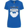 Beardiful Funny Beard Womens Wider Cut T-Shirt Royal Blue