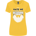Beardiful Funny Beard Womens Wider Cut T-Shirt Yellow