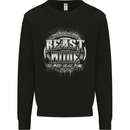 Beast Mode Go Hard Gym Training Top MMA Mens Sweatshirt Jumper Black