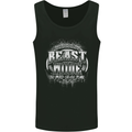 Beast Mode Go Hard Gym Training Top MMA Mens Vest Tank Top Black