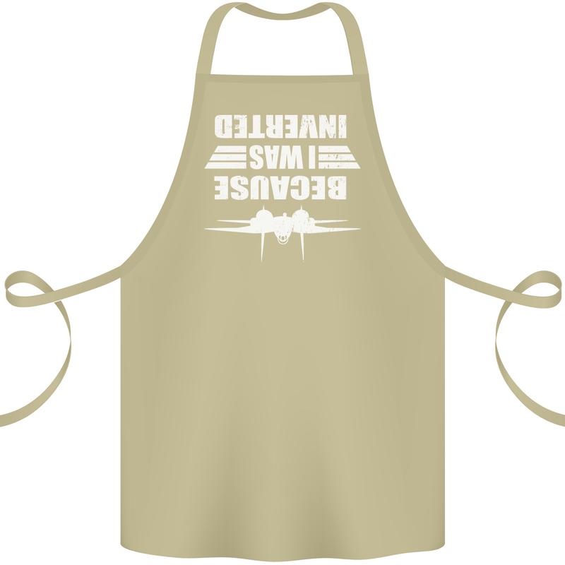 Because I Was Inverted Movie Cotton Apron 100% Organic Khaki