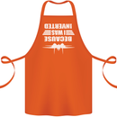Because I Was Inverted Movie Cotton Apron 100% Organic Orange