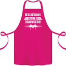 Because I Was Inverted Movie Cotton Apron 100% Organic Pink