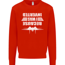 Because I Was Inverted Movie Kids Sweatshirt Jumper Bright Red