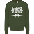 Because I Was Inverted Movie Kids Sweatshirt Jumper Forest Green