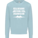 Because I Was Inverted Movie Kids Sweatshirt Jumper Light Blue