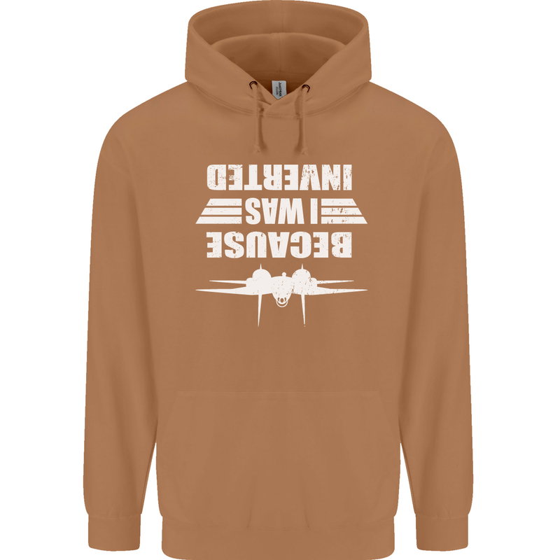 Because I Was Inverted Movie Mens 80% Cotton Hoodie Caramel Latte