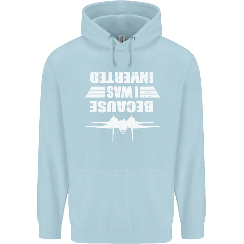 Because I Was Inverted Movie Mens 80% Cotton Hoodie Light Blue