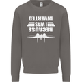 Because I Was Inverted Movie Mens Sweatshirt Jumper Charcoal