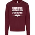 Because I Was Inverted Movie Mens Sweatshirt Jumper Maroon