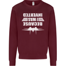 Because I Was Inverted Movie Mens Sweatshirt Jumper Maroon