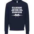 Because I Was Inverted Movie Mens Sweatshirt Jumper Navy Blue