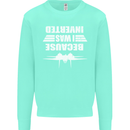 Because I Was Inverted Movie Mens Sweatshirt Jumper Peppermint