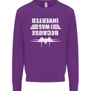 Because I Was Inverted Movie Mens Sweatshirt Jumper Purple