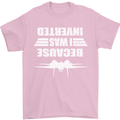 Because I Was Inverted Movie Mens T-Shirt Cotton Gildan Light Pink