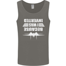 Because I Was Inverted Movie Mens Vest Tank Top Charcoal