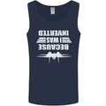 Because I Was Inverted Movie Mens Vest Tank Top Navy Blue