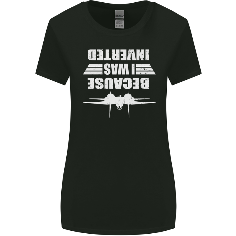 Because I Was Inverted Movie Womens Wider Cut T-Shirt Black