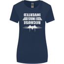 Because I Was Inverted Movie Womens Wider Cut T-Shirt Navy Blue