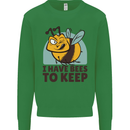 Beekeeper I Have Bees to Keep Kids Sweatshirt Jumper Irish Green