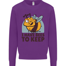 Beekeeper I Have Bees to Keep Kids Sweatshirt Jumper Purple