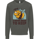 Beekeeper I Have Bees to Keep Kids Sweatshirt Jumper Storm Grey