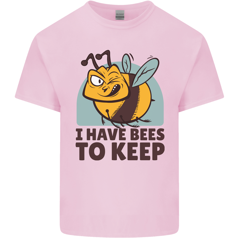 Beekeeper I Have Bees to Keep Kids T-Shirt Childrens Light Pink