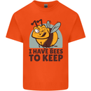 Beekeeper I Have Bees to Keep Kids T-Shirt Childrens Orange