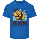 Beekeeper I Have Bees to Keep Kids T-Shirt Childrens Royal Blue