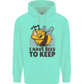 Beekeeper I Have Bees to Keep Mens 80% Cotton Hoodie Peppermint
